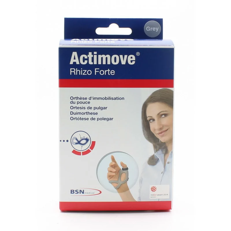 Actimove Rhizo Forte Gris Taille S Main Gauche - Univers Pharmacie
