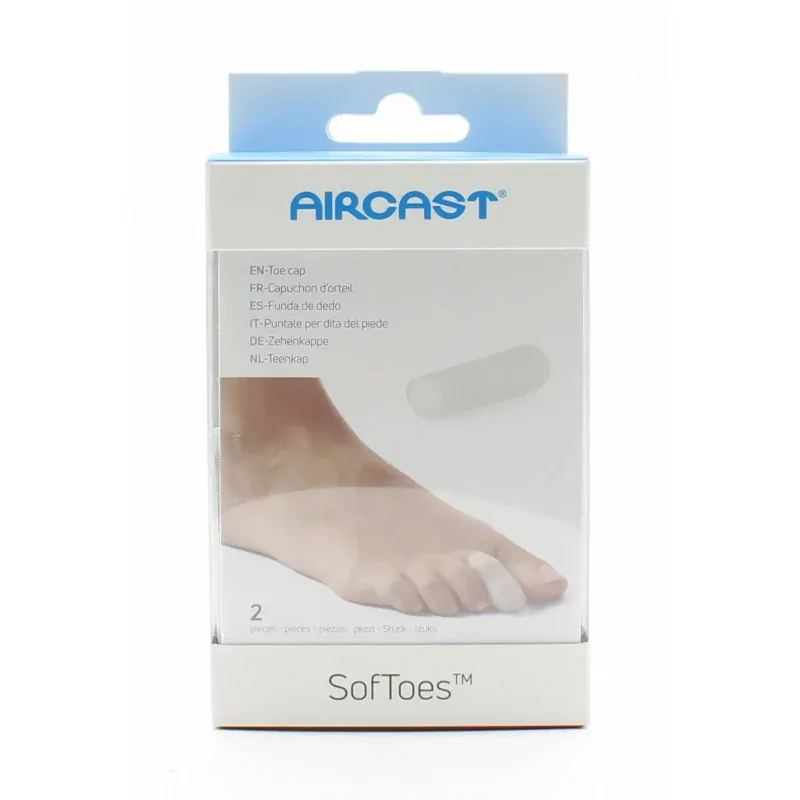 Aircast SofToes Capuchon d'Orteil 2 pièces taille unique - Univers Pharmacie