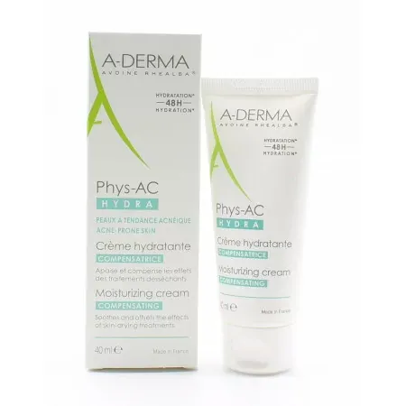 A-Derma Phys-AC Hydra Crème Hydratante Compensatrice 40ml - Univers Pharmacie