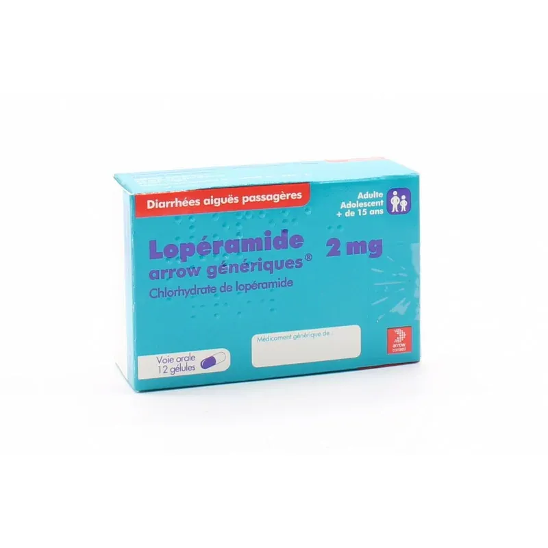 Lopéramide 2mg Arrow Génériques 12 gélules - Univers Pharmacie