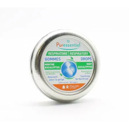 Puressentiel Gommes Menthe Eucalyptus 45g - Univers Pharmacie