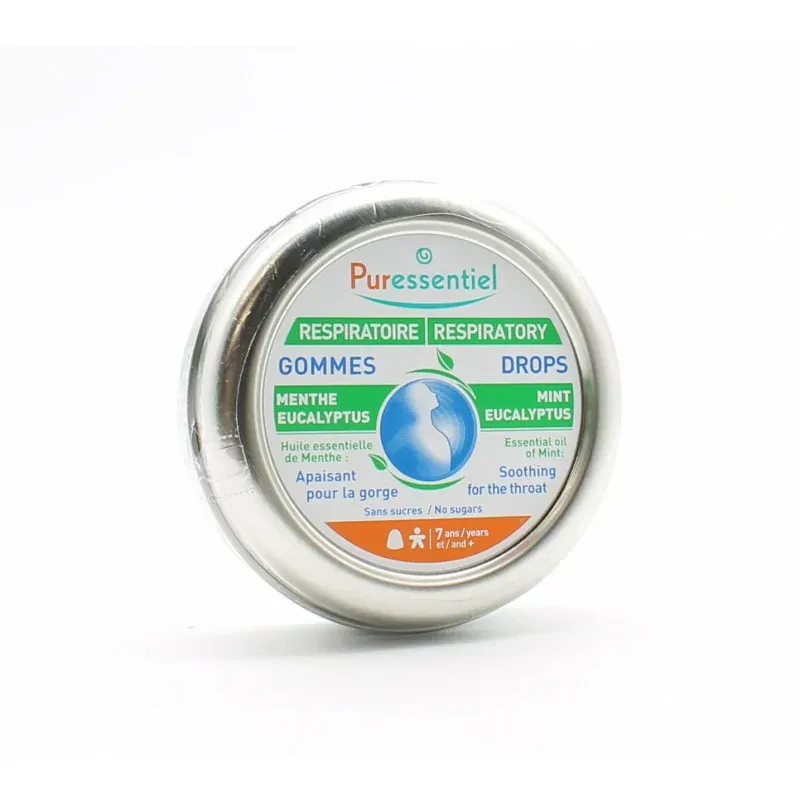 Puressentiel Gommes Menthe Eucalyptus 45g - Univers Pharmacie