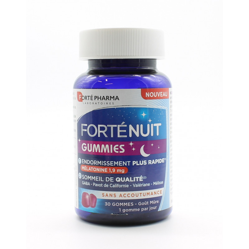 Forté Pharma FortéNuit Gummies 30 gommes - Univers Pharmacie