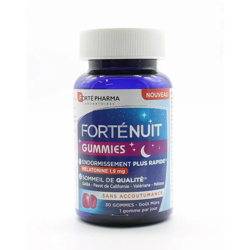 Forté Pharma FortéNuit Gummies 30 gommes - Univers Pharmacie