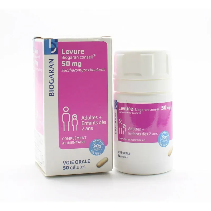 Biogaran Conseil Levure 50mg 50 gélules - Univers Pharmacie