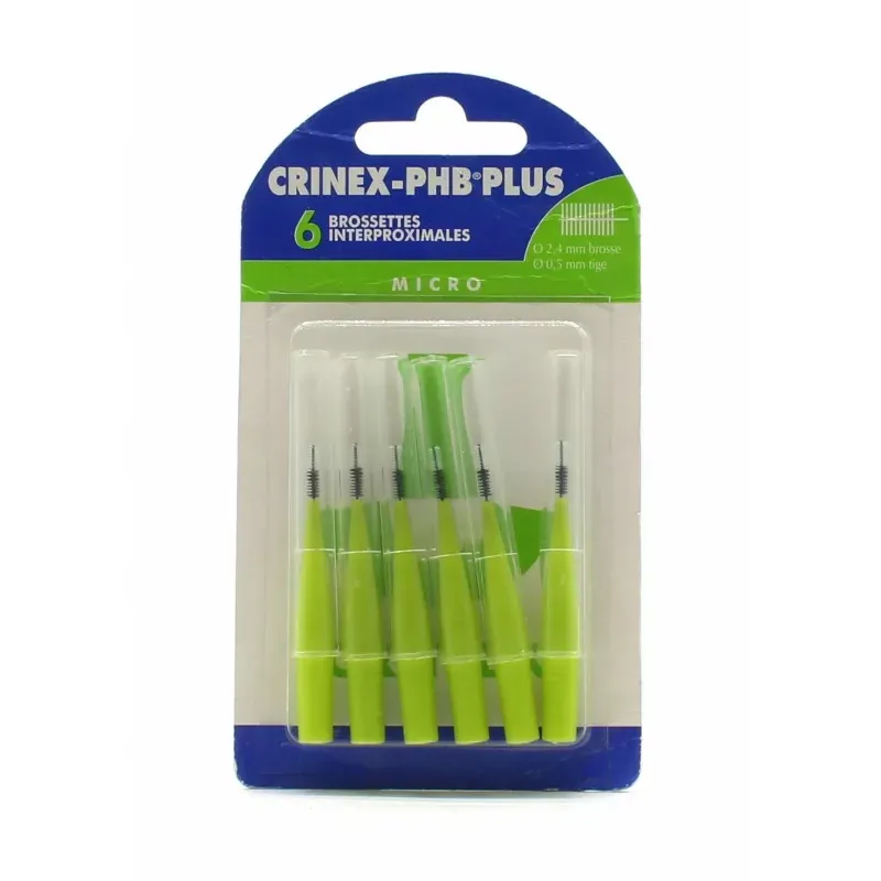 Crinex-PHB Plus Brossettes Interproximales Micro X6 - Univers Pharmacie