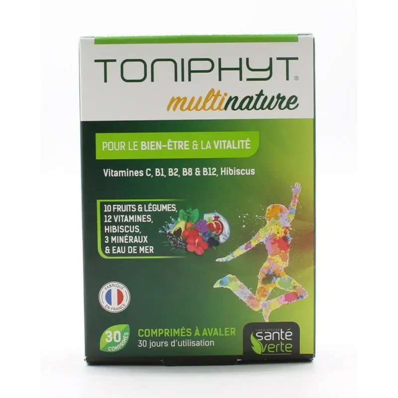Santé Verte Toniphyt Multinature 30 comprimés - Univers Pharmacie