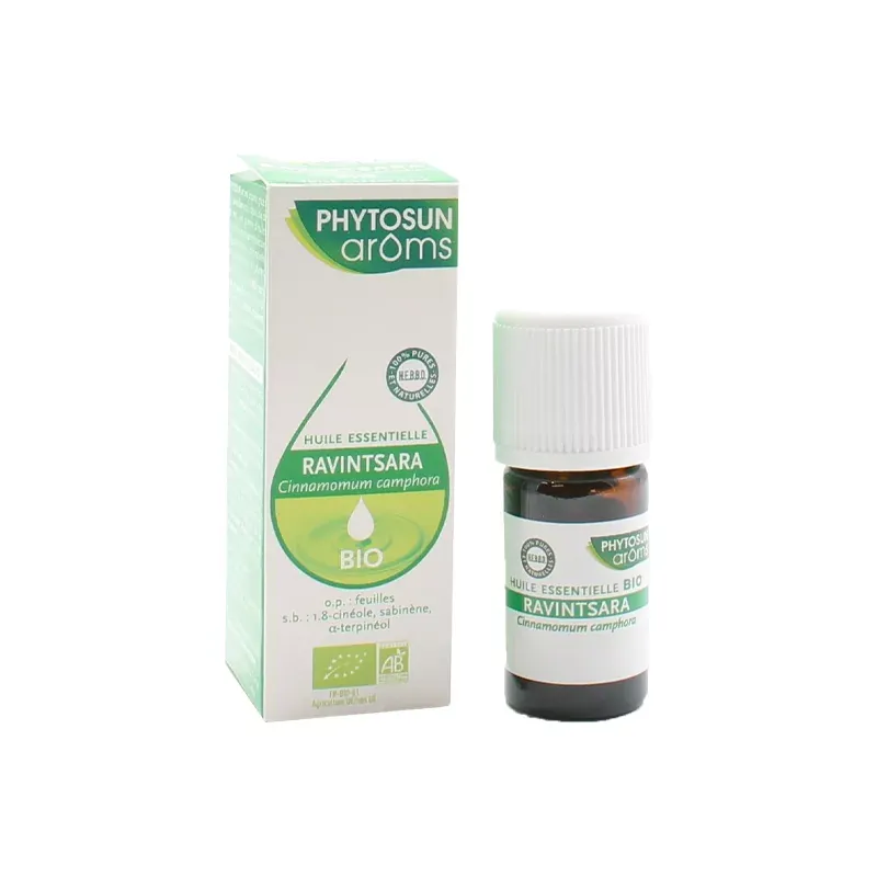 Phytosun Arôms Huile Essentielle Ravintsara Bio 5ml - Univers Pharmacie