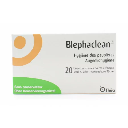 Blephaclean Lingettes X20 - Univers Pharmacie