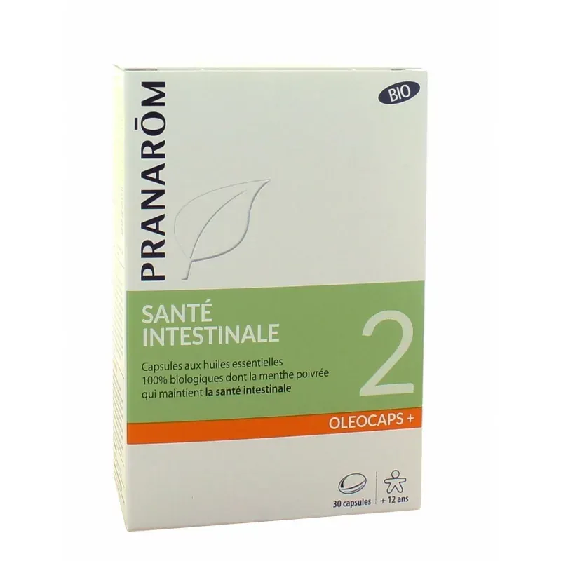 Pranarôm Oleocaps+ Santé Intestinale Bio 30 capsules - Univers Pharmacie