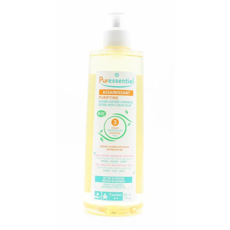 Puressentiel Assainissant Savon Liquide Surgras 500ml