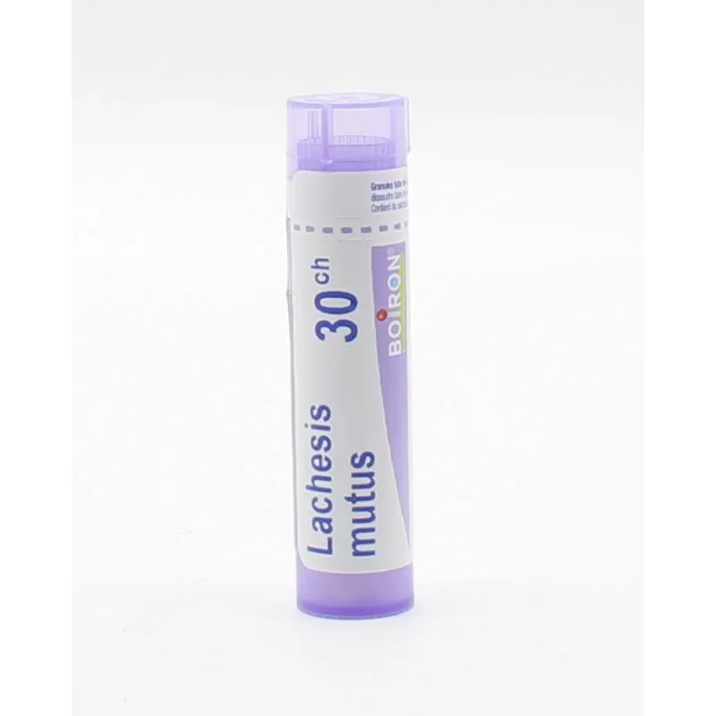 Boiron Lachesis Mutus 30C Homeopathic Medicine - 80 Count Pellets For Menopause Support