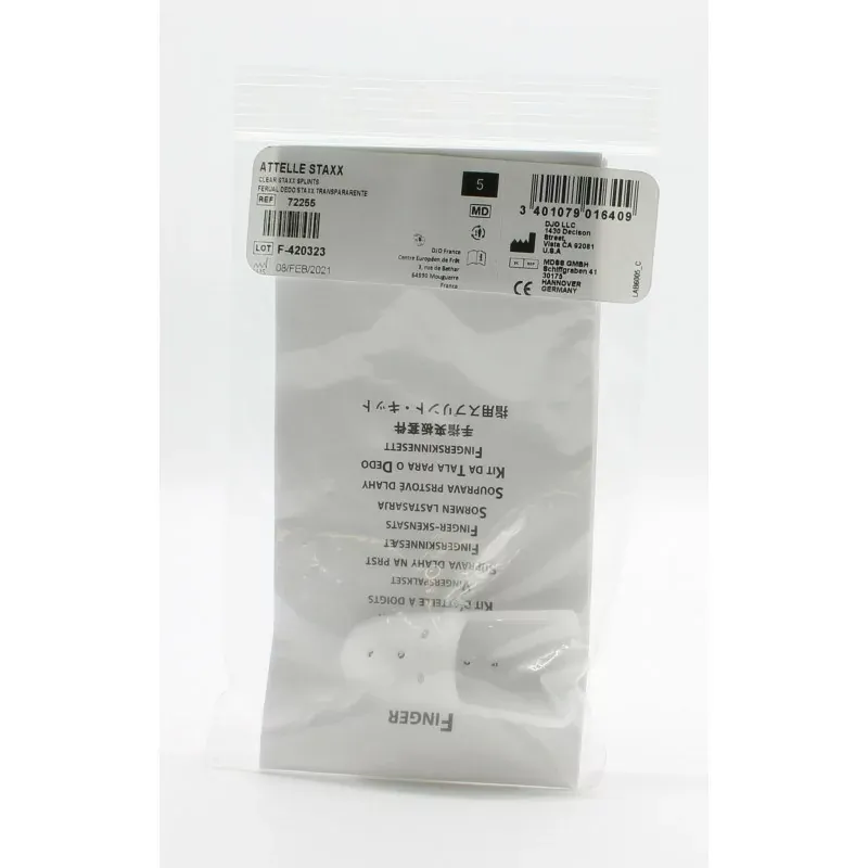 Djo Attelle Doigt Staxx Taille 5 - Univers Pharmacie