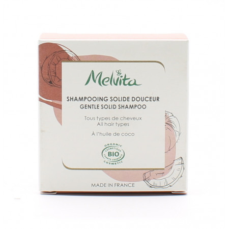 Melvita Shampooing Solide Douceur Bio 55g - Univers Pharmacie
