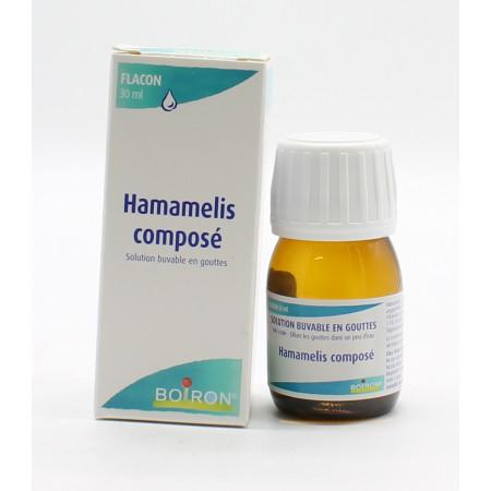 Boiron Hamamelis Composé Solution Buvable 30ml - Univers Pharmacie
