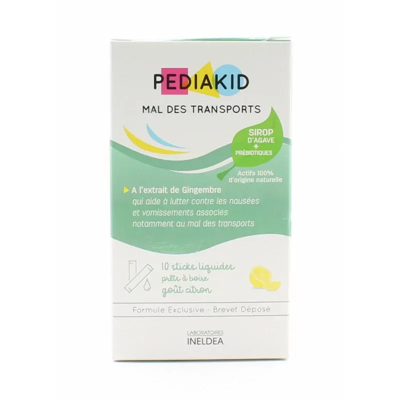 Pediakid Mal des Transports 10 sticks - Univers Pharmacie