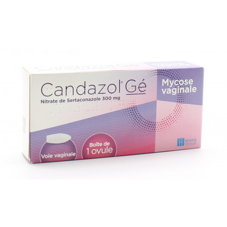 Candazol Gé Mycose Vaginale 1 ovule - Univers Pharmacie