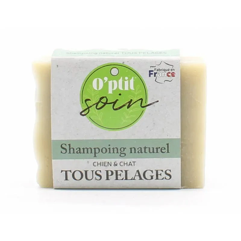 O'ptit Soin Shampooing Naturel Tout Pelage Chien et Chat 100g