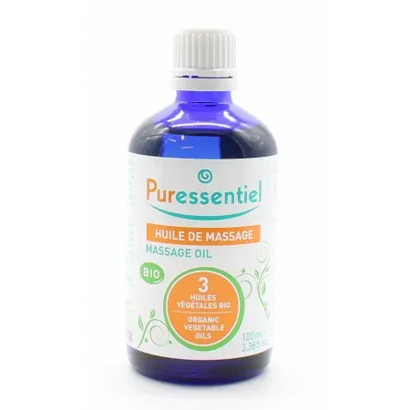 Puressentiel Huile de Massage Bio 100ml - Univers Pharmacie