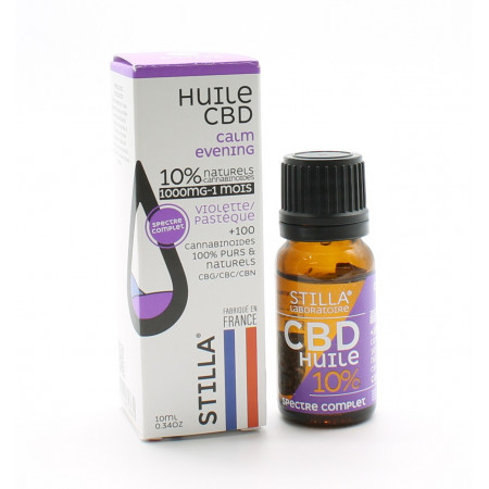 Stilla Huile CBD 10% Violette Pastèque 10ml - Univers Pharmacie