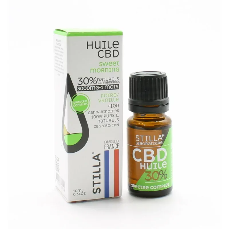 Stilla Huile CBD 30% Sweet Morning 10ml - Univers Pharmacie