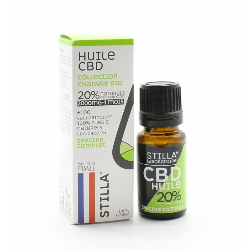 Stilla Huile CBD 20% Collection Chanvre Bio 10ml