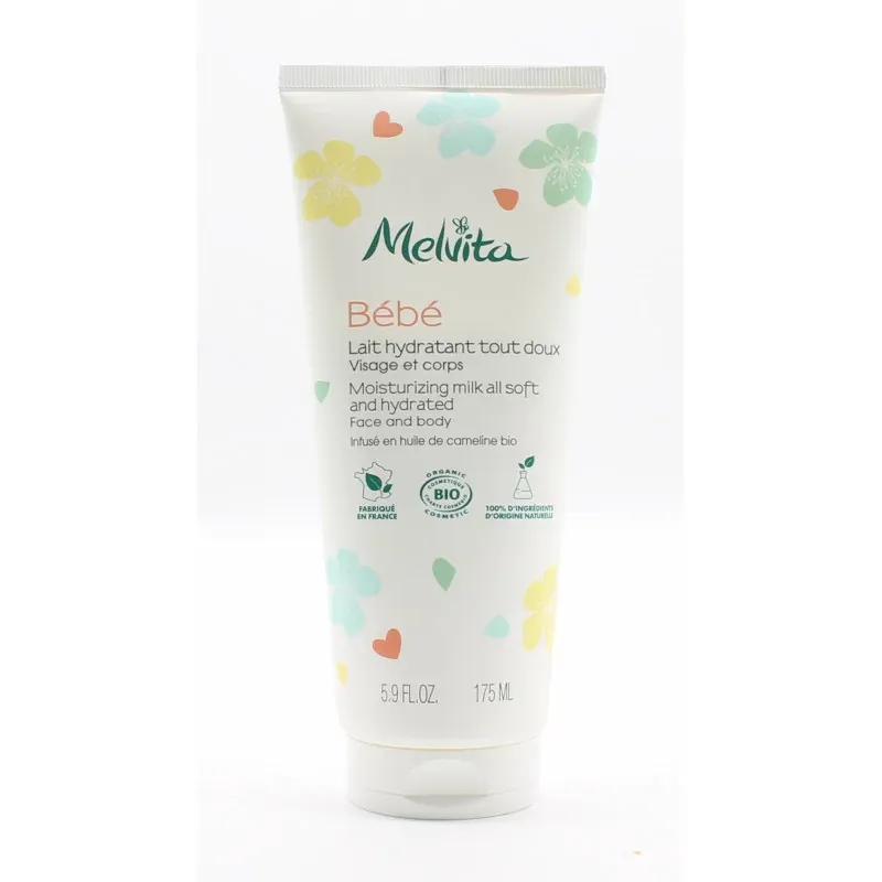 Melvita Bébé Lait Hydratant Tout Doux 175ml - Univers Pharmacie