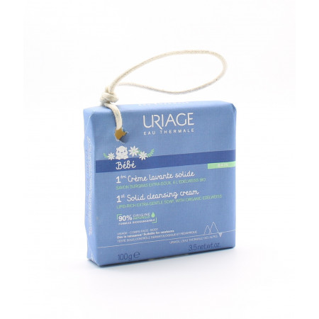 Uriage Bébé 1ère Crème Lavante Solide 100g - Univers Pharmacie