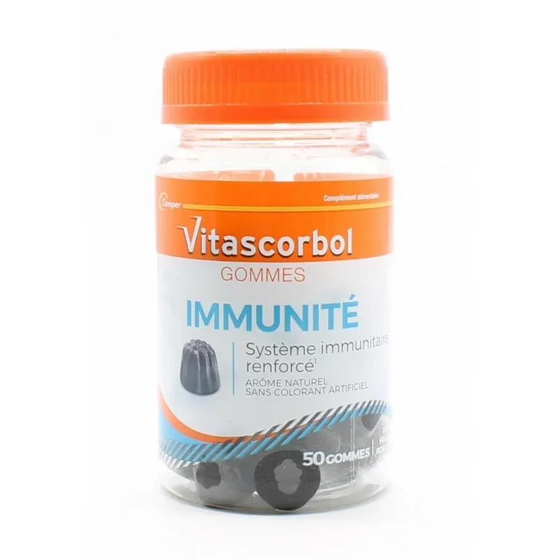 Vitascorbol Immunité 50 gommes - Univers Pharmacie