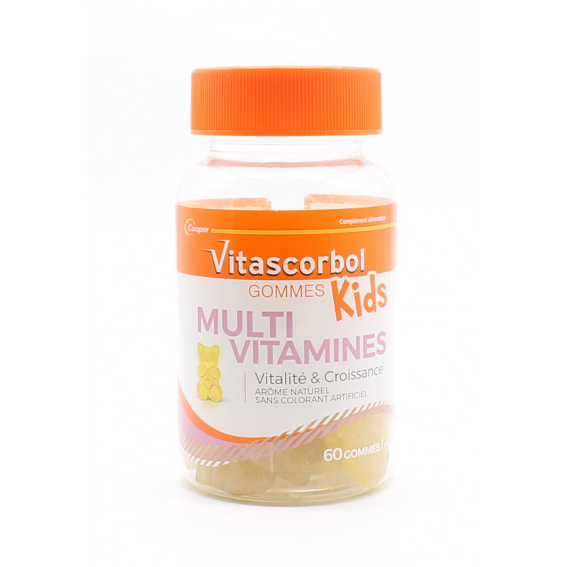 Vitascorbol Kids Multivitamines 60 gommes - Univers Pharmacie