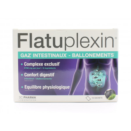 3C Pharma Flatuplexin 16 sachets - Univers Pharmacie