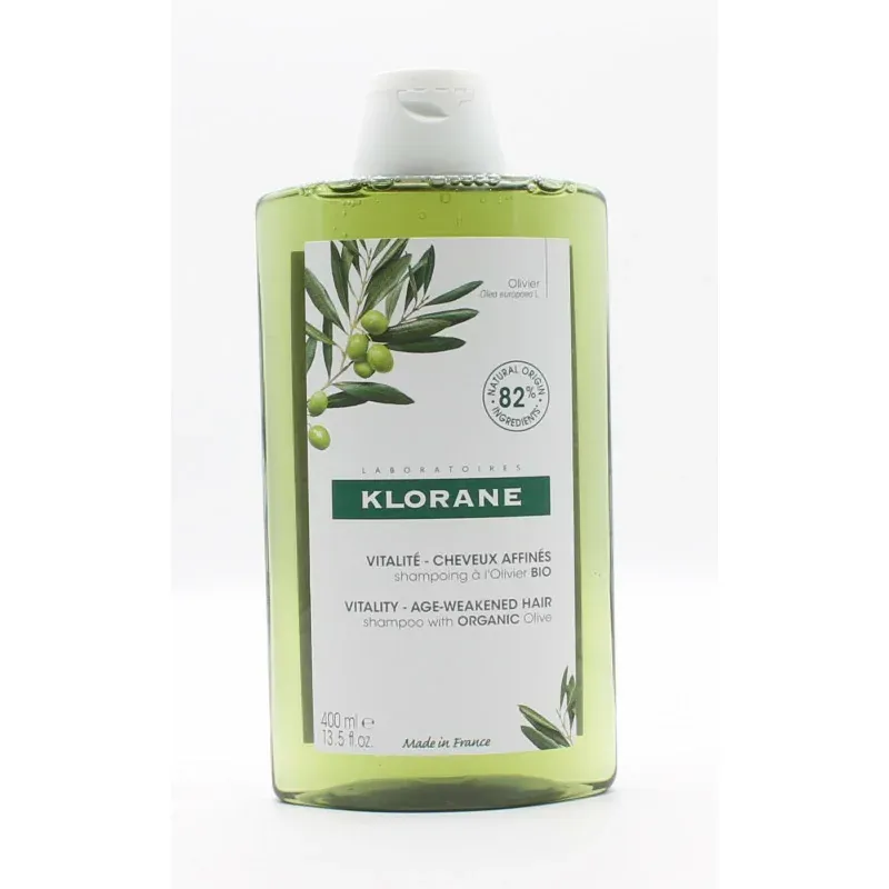 Klorane Shampooing Olivier Bio Vitalité 400ml - Univers Pharmacie