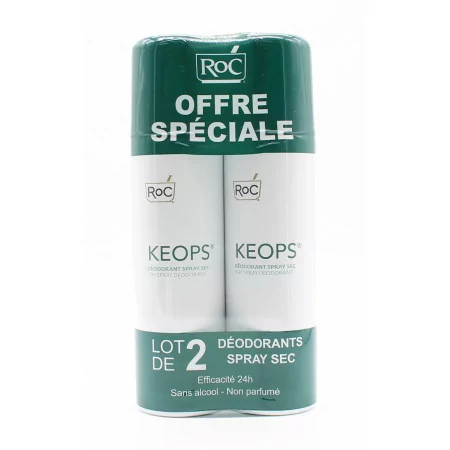 Roc Keops Déodorant Sec 2X150ml - Univers Pharmacie