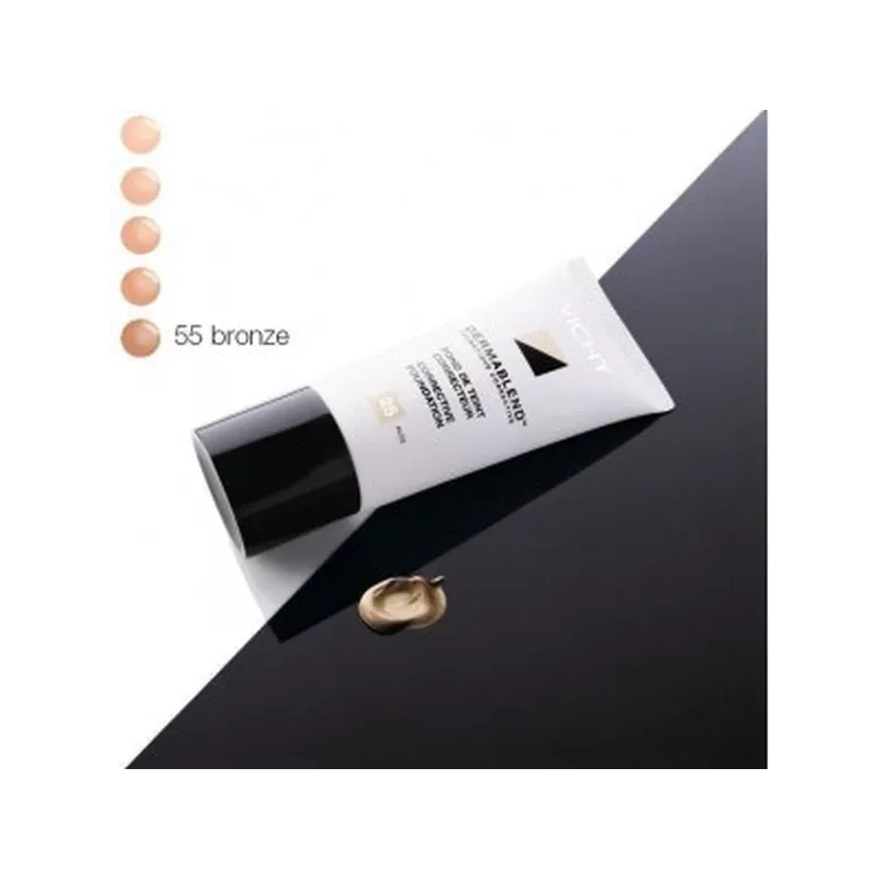 Vichy Dermablend Fond de Teint Fluide SPF35 55 Bronze 30ml Vichy Dermablend Fond de Teint Fluide SPF35 55 Bronze 30ml