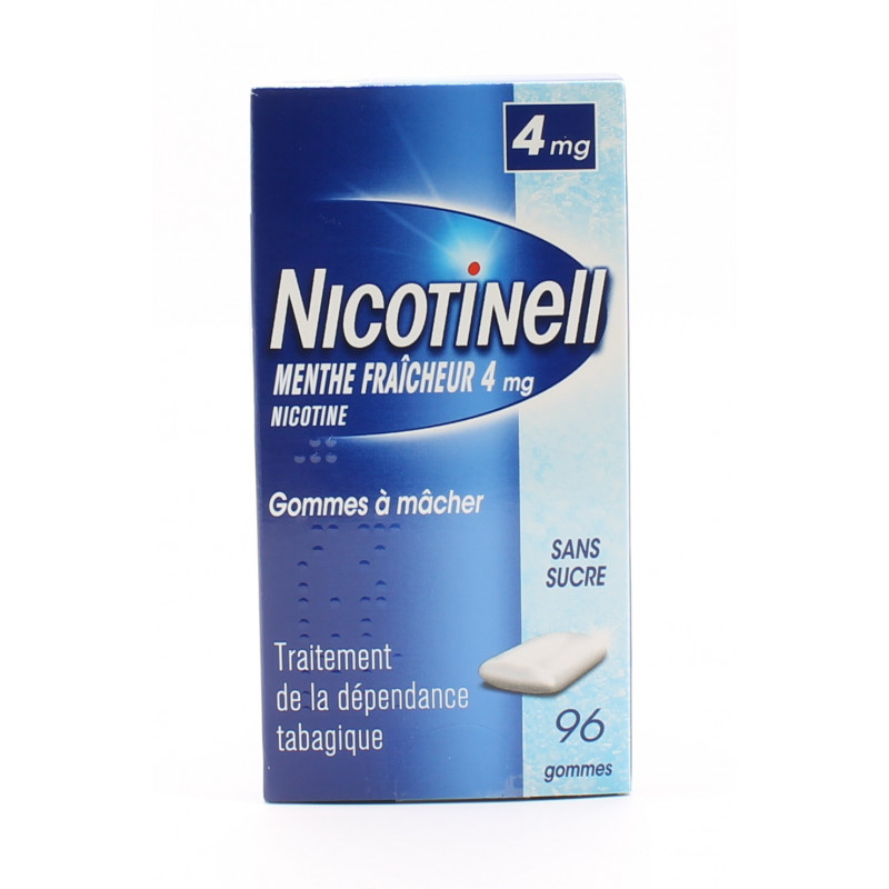 Nicotinell 4mg Menthe Fraîcheur 96 gommes - Univers Pharmacie Nicotinell 4mg Menthe Fraîcheur 96 gommes - Univers Pharmacie