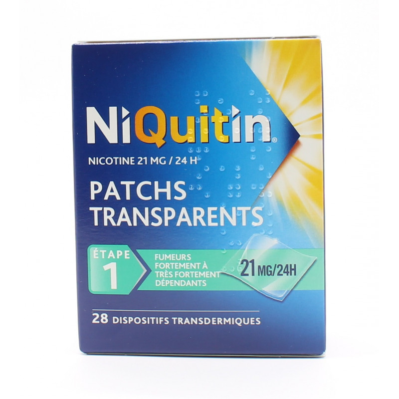 Niquitin 21mg/24h 28 patchs - Univers Pharmacie Niquitin 21mg/24h 28 patchs - Univers Pharmacie