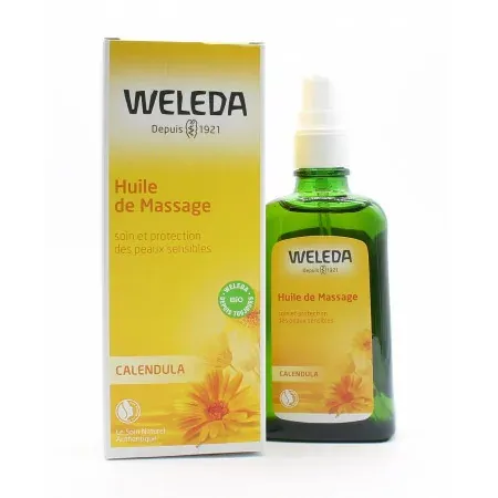 Weleda Huile de Massage Calendula 100ml - Univers Pharmacie
