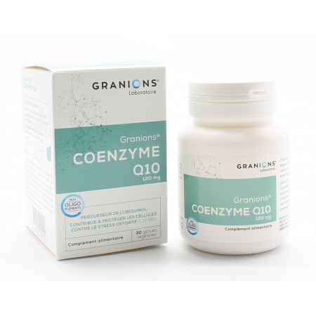 Granions Coenzyme Q10 120mg 30 gélules - Univers Pharmacie