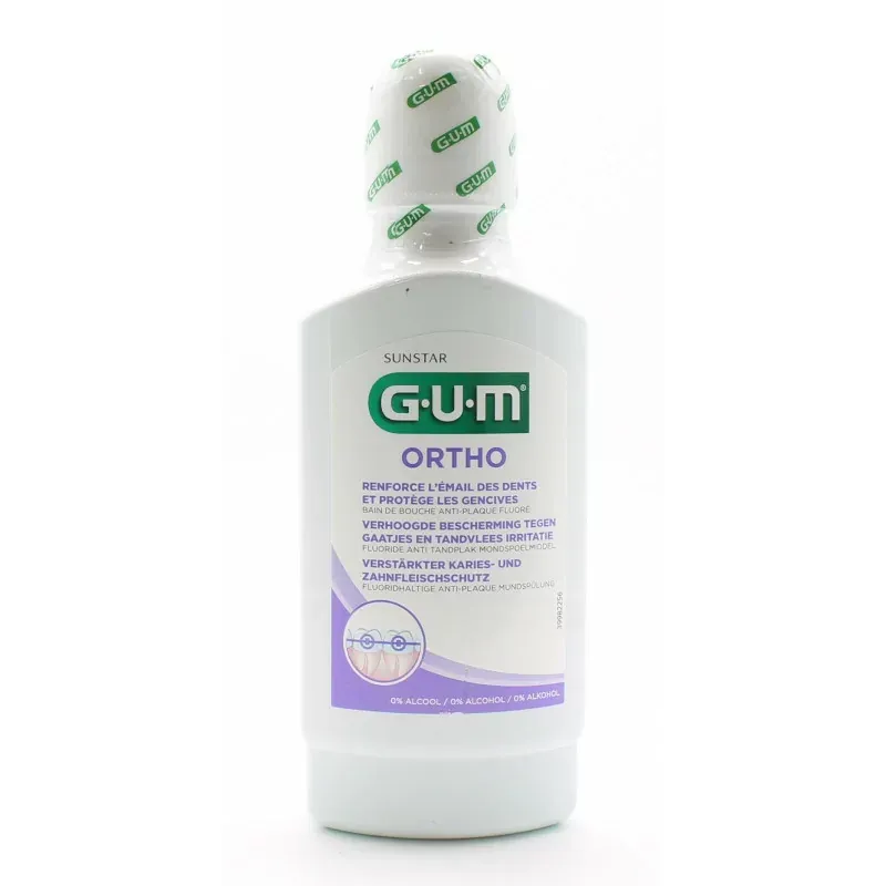 GUM Ortho Bain de Bouche 300ml