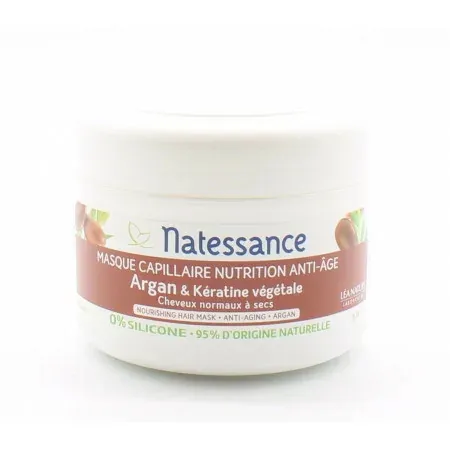 Natessance Masque Capillaire Nutrition Anti-âge 200ml - Univers Pharmacie