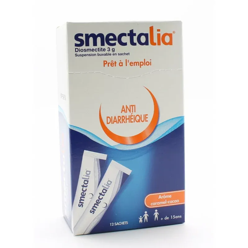 Smectalia Caramel-Cacao Suspension Buvable 12 sachets