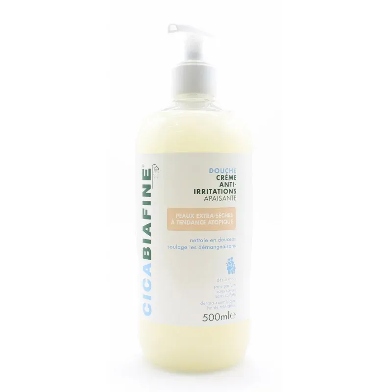 Cicabiafine Douche Crème Anti-irritations Apaisante 500ml