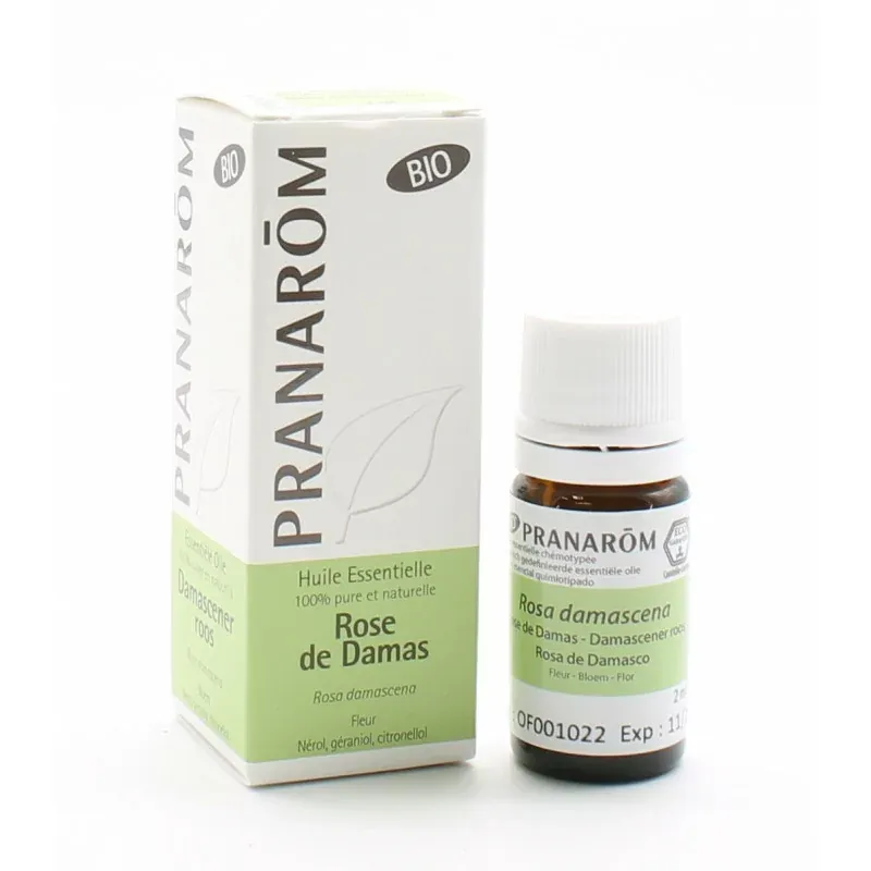 Pranarôm Huile Essentielle Bio Rose de Damas 5ml - Univers Pharmacie