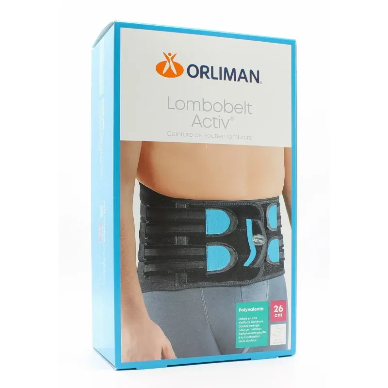 Orliman Lombobelt Activ Ceinture de Soutien Lombaire H26 T3 - Univers Pharmacie