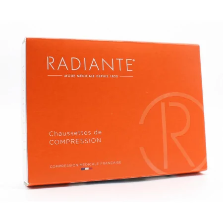 Radiante Chaussettes de Compression Femme Microvoile Jarfix Classe 2 T1M Ombre - Univers Pharmacie