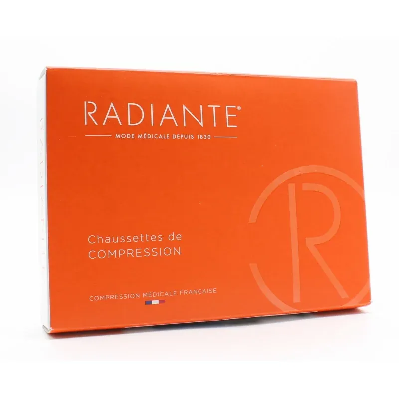 Radiante Chaussettes de Compression Femme Microvoile Jarfix Classe 2 T1M Ombre - Univers Pharmacie