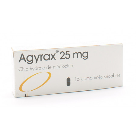 Agyrax 25mg 15 comprimés sécables - Univers Pharmacie