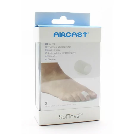 Aircast SofToes Protecteur Tubulaire d'Orteil 2 pièces - Univers Pharmacie