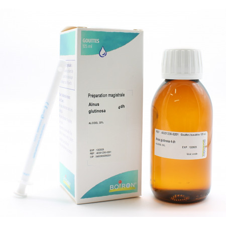 Boiron Gouttes Préparation Magistrale Alnus Glutinosa 4DH 125ml - Univers Pharmacie