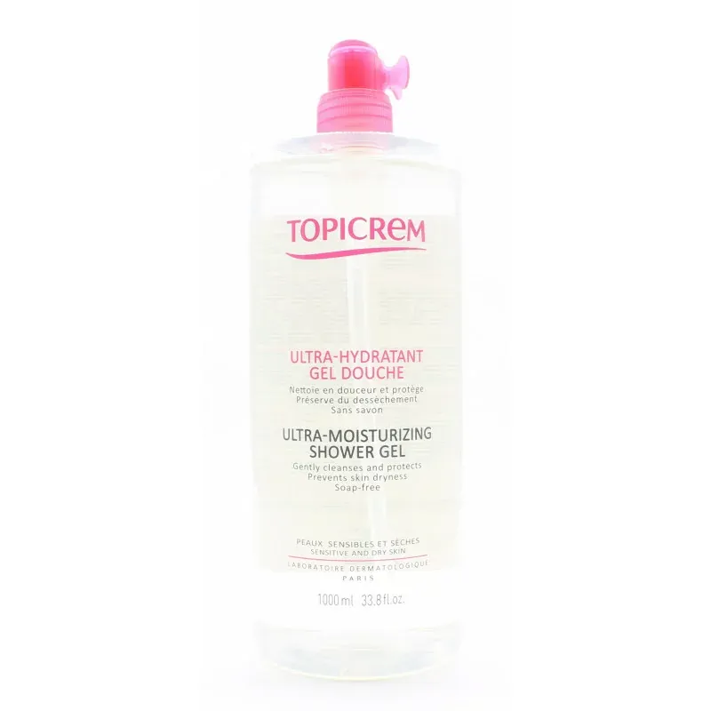 Topicrem Ultra-hydratant Gel Douche 1L - Univers Pharmacie